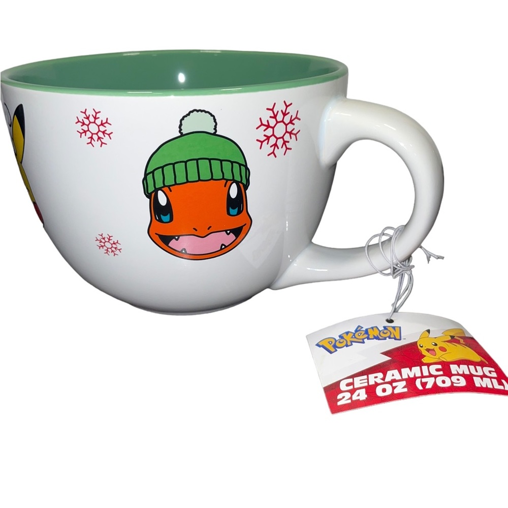 NWT Pokemon Christmas Soup Coffee Mug 24‎ oz
